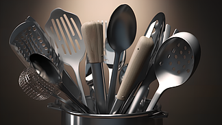 方寸之間的交響 餐桌上廚房用具的微觀敘事